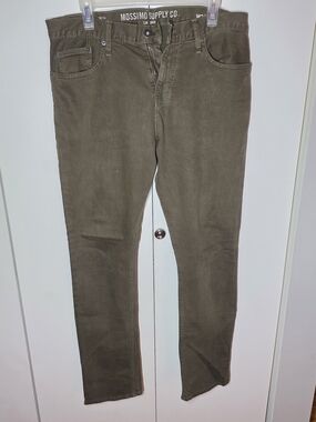 Mossimo Supply Co. Olive Slim Jeans